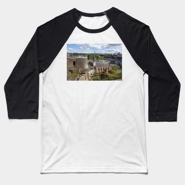 Casemates, Luxembourg, Europe Baseball T-Shirt by Kruegerfoto